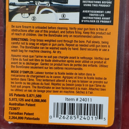 Hoppe's Bore Snake Cleaner Excellent Condition (FB18-JUN21)