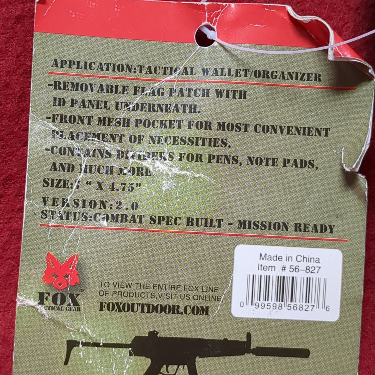 Fox Tactical Wallet/Organizer ACU/UCP Molle Excellent Condition (fb12-JUN28)