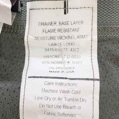 FREE SYSTEM Large Long Midweight Fire Flame Resistant FRAC Drawer Base Layer (BA07-JUN78)