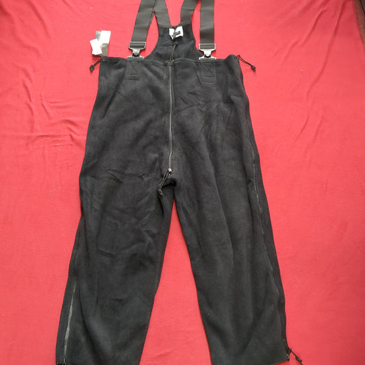 NWT US Army Large Short/Regular Polartec Black Fleece Overalls Level III 3 (cw- ea04-JUN189)