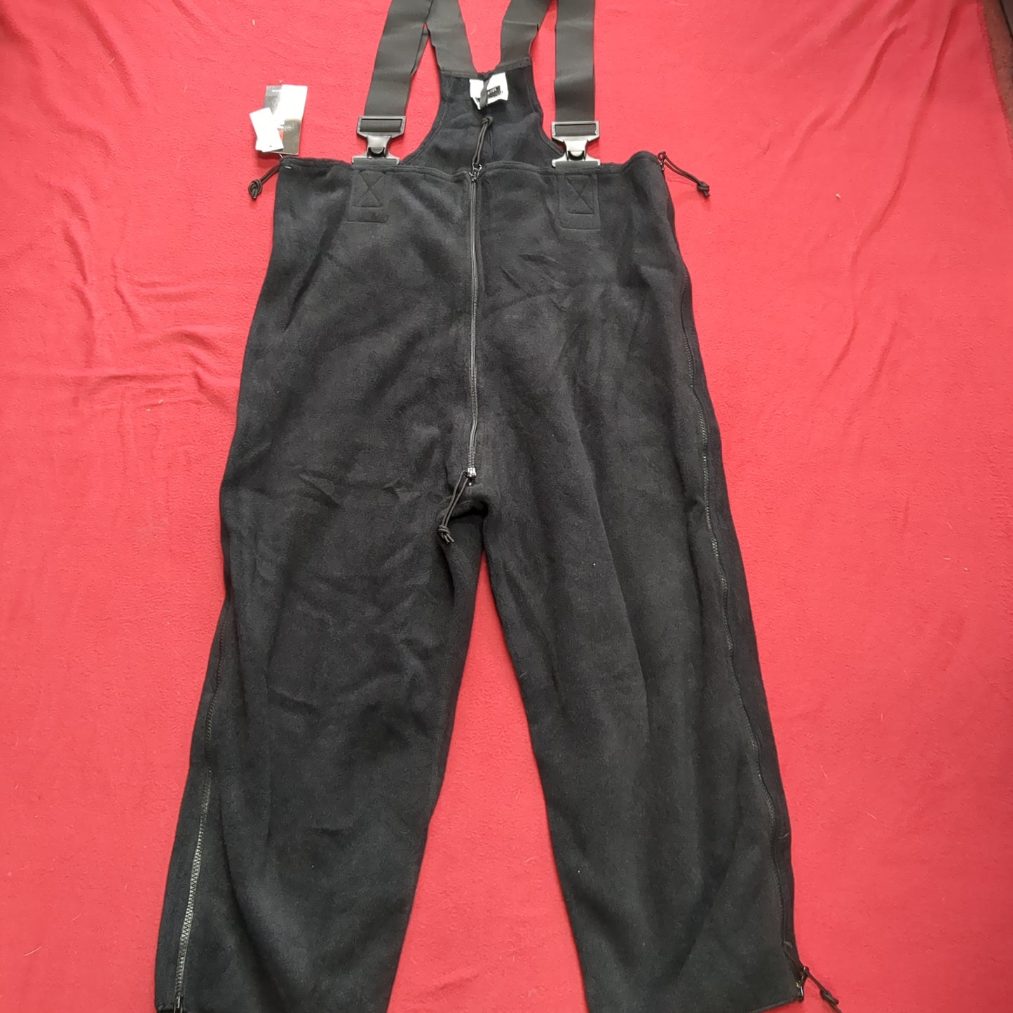 NWT US Army Large Short/Regular Polartec Black Fleece Overalls Level III 3 (cw- ea04-JUN189)