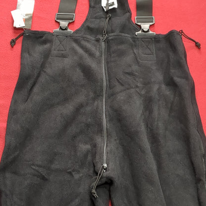 NWT US Army Large Short/Regular Polartec Black Fleece Overalls Level III 3 (cw- ea04-JUN189)