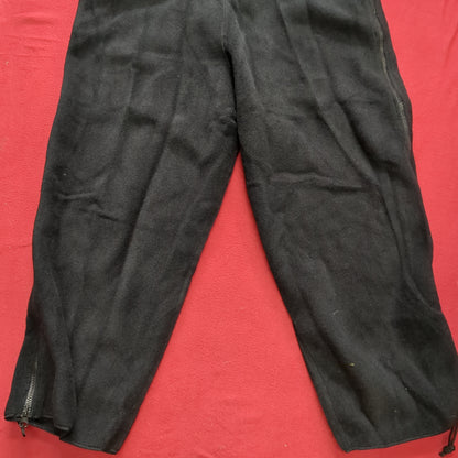 NWT US Army Large Short/Regular Polartec Black Fleece Overalls Level III 3 (cw- ea04-JUN189)
