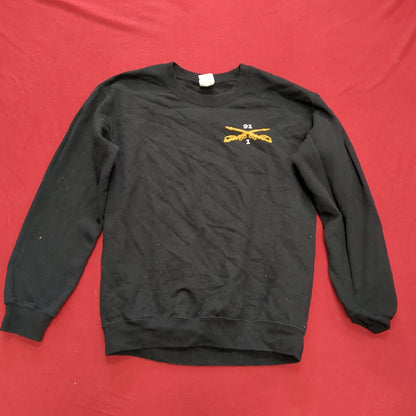 US Army Small 1st Squadron 91st Cavalry Regiment Airborne Cav Sweat Shirt Cold Weather Excellent Condition (fb13-JUN205)