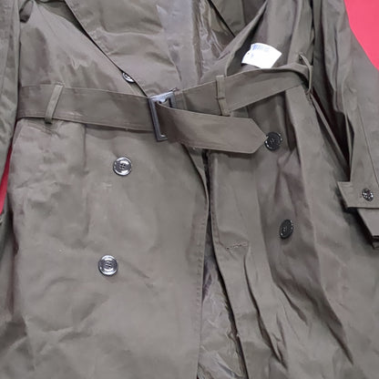 NWT US Army DCSP Heritage Green 40XL All-Weather Overcoat Dress Uniform (DG2- ea02-JUL4)