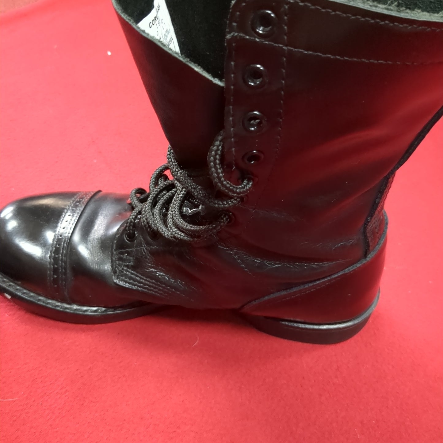 Corcoran 1500 10" Black Jump Boots Mens 9.0 Regular (14G 39cr- cb12-JUL99)
