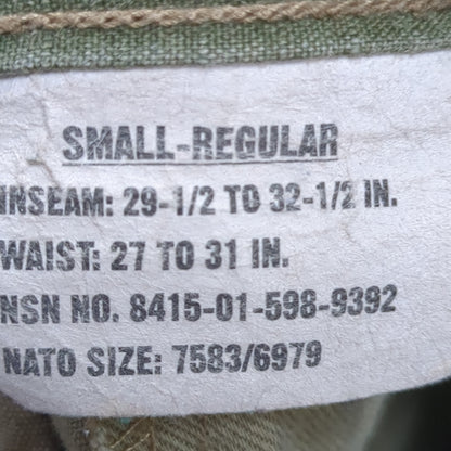 SET of US Army SMALL LONG Multicam Uniform FRAC Top Pants (ocp12- ea08-JUL151)
