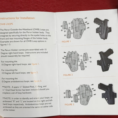 Perun Raven Concealment Systems OWB "Strongside" Individual Leg Holster Good Condition (FB18-JUL186)