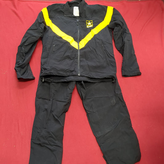SET of APFU PT Small Long Jacket Pants Black Gold Cold Weather Good Condition (fb10-JUL276)