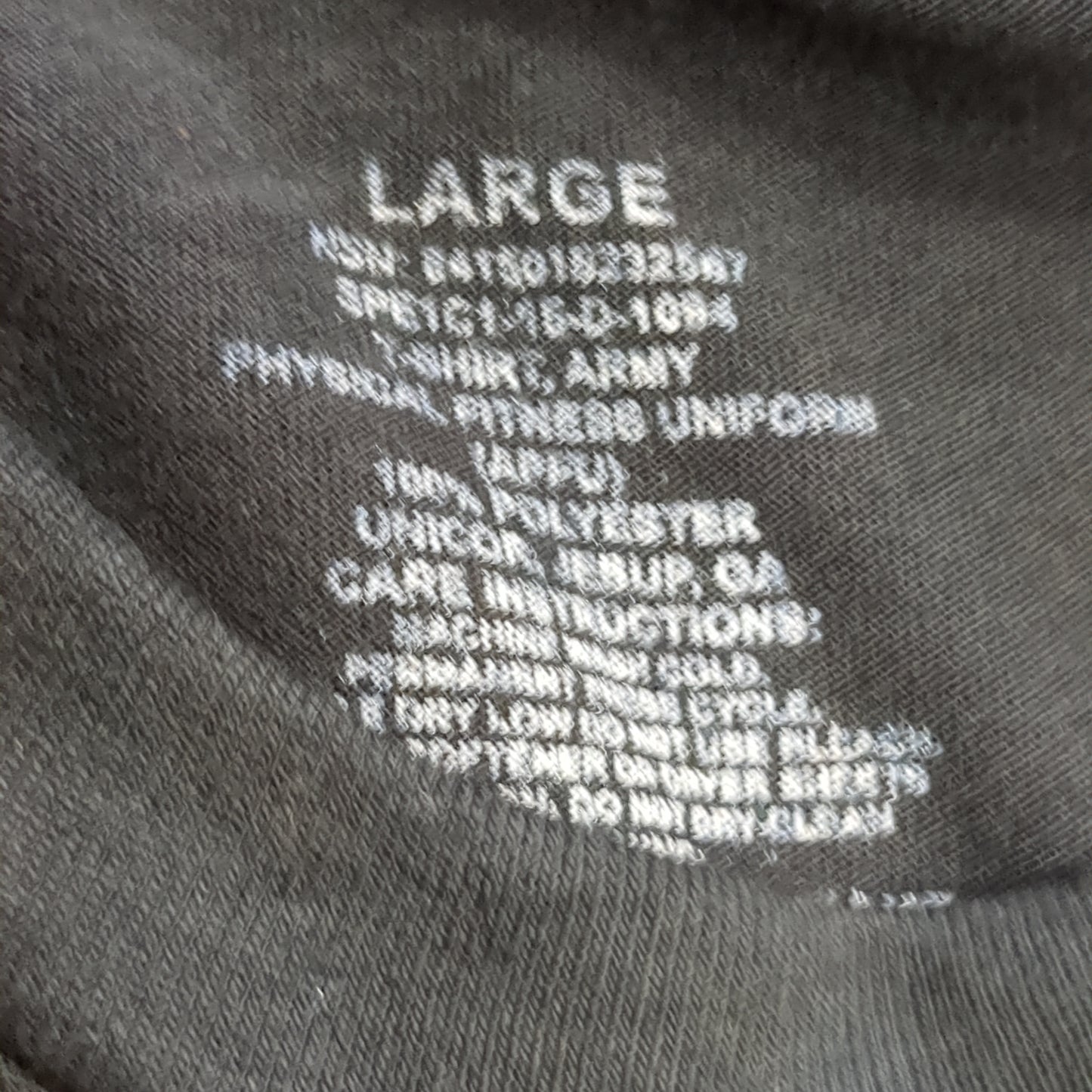APFU PT SET - Large Shorts - Long-Sleeve & Short-Sleeve Shirt Good Condition (fb07-JUL278)