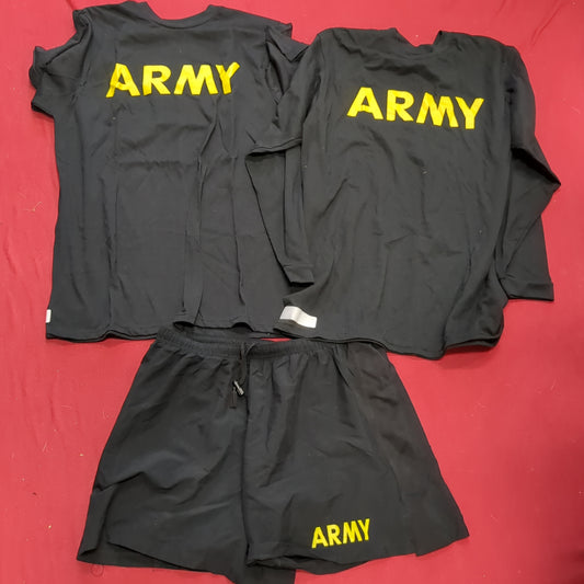 APFU PT SET - Medium Shorts - Long-Sleeve & Short-Sleeve Shirt Good Condition (fb10-JUL279)