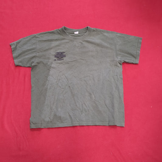 US Military Lancero Large OD Green T Shirt (cw- ea04-JUL341)