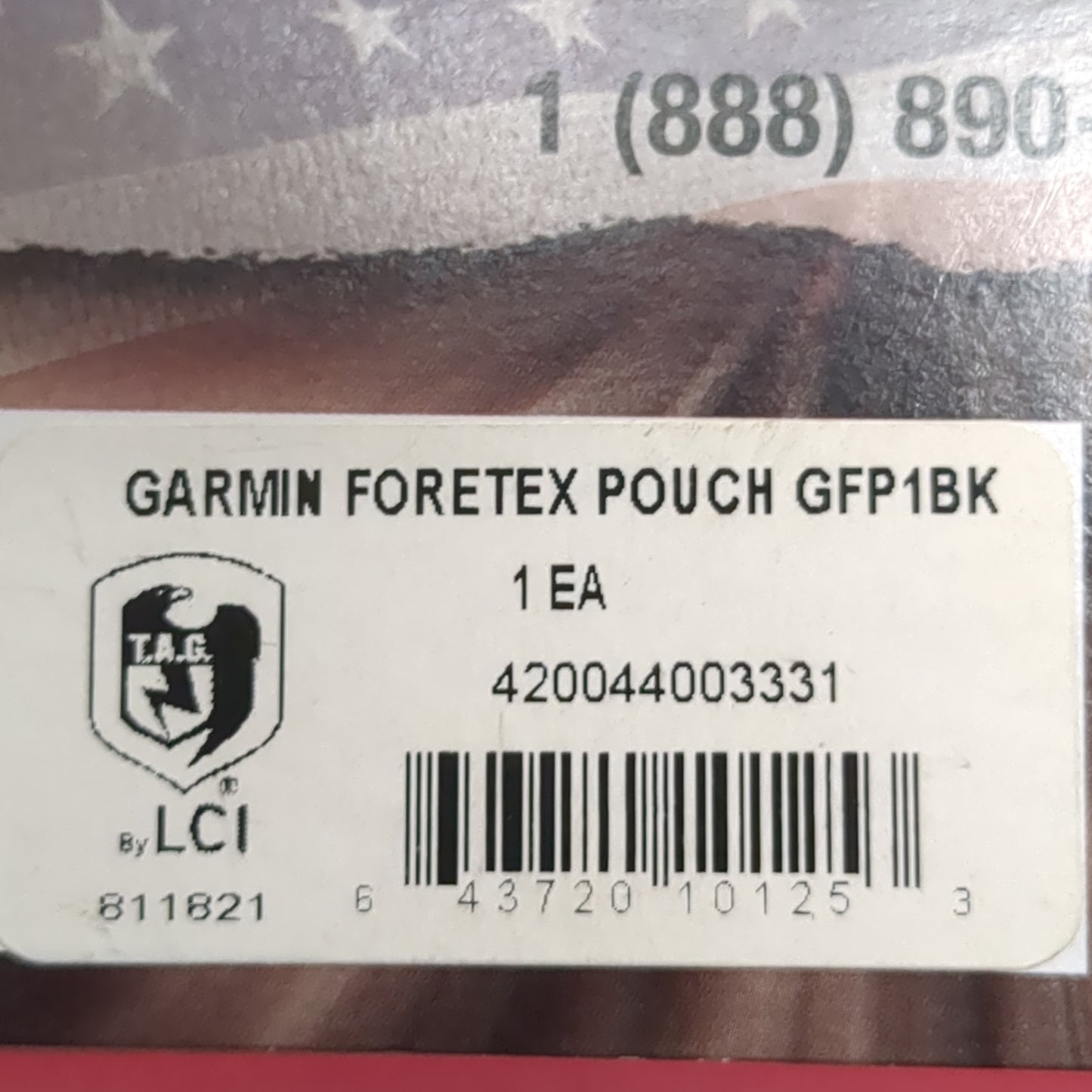 NOS Tactical Assault Gear Garmin Foretex Pouch Black (09g 35cr- ca3-JUL355)