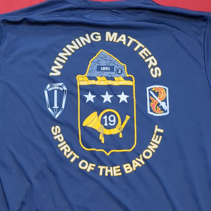 US Army Large Blue Rock Force T-Shirt  (cw- ea04-JUL372)