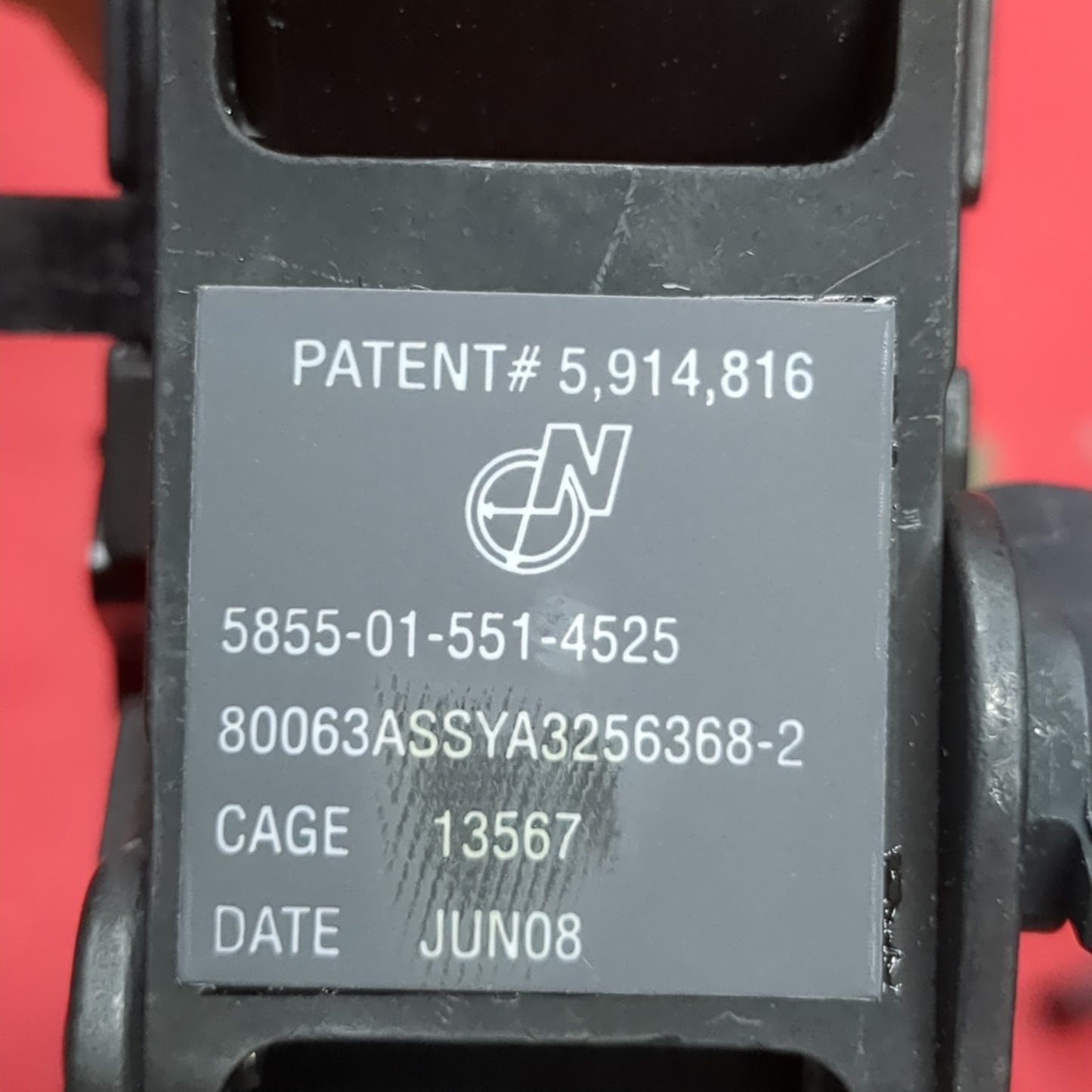 NOS US Army AN/PVS 7 and 14 Norotos Mich/ACH NVG Assembly (bar ac04-JUL386)
