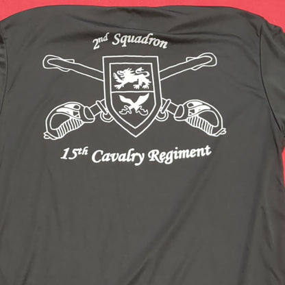 US Army 2-15 Cav, 194th AR BDE PT T-Shirt Medium  (ea04-JUL388)
