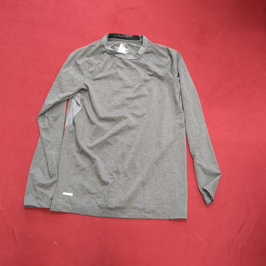 Starter Gray Long Sleeve Medium Shirt (cw- ea04-JUL397)