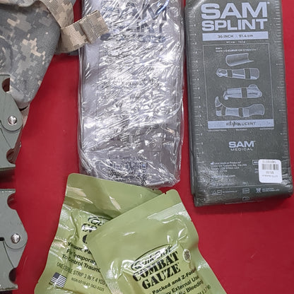 North American Rescue (NAR) Combat Casualty Response KIT Warrior Aid and Litter * WALK*  ACU *Loaded* (BA02-JUL401)