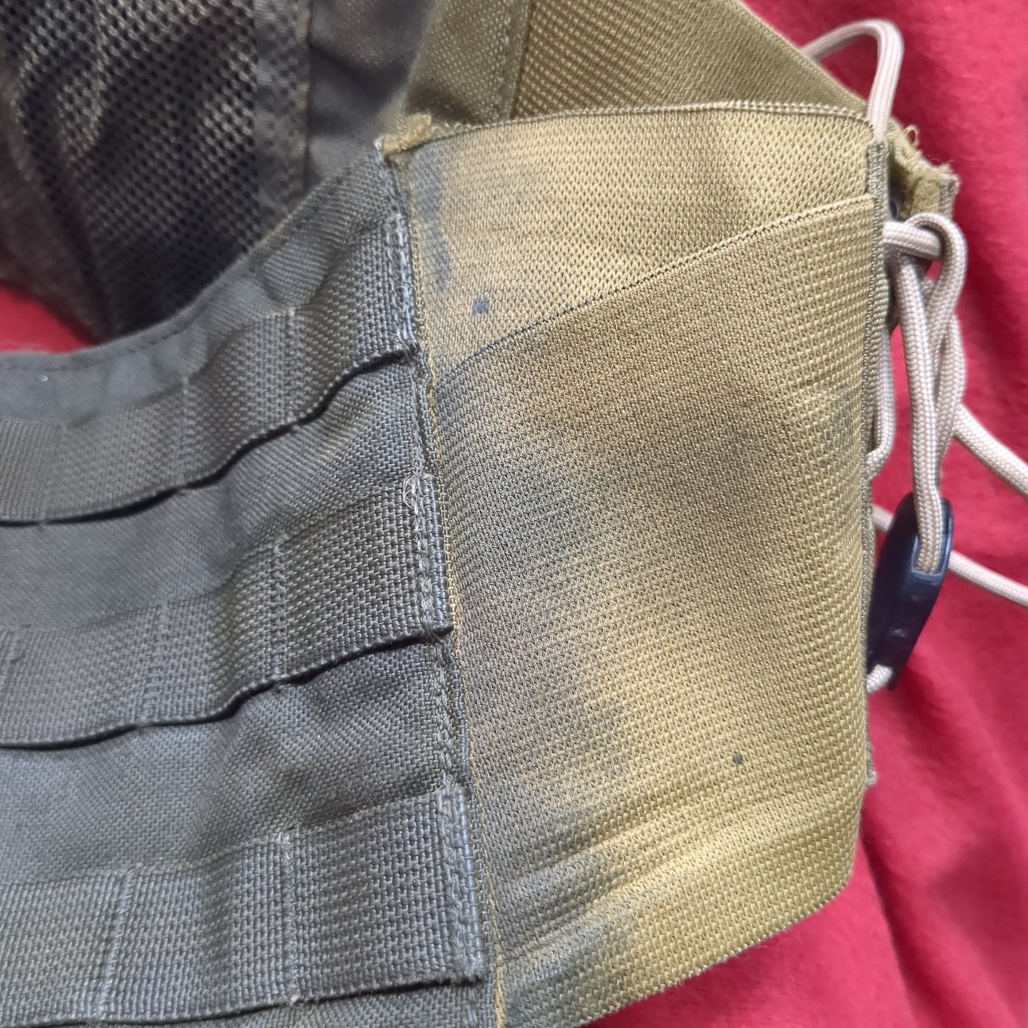 Eagle Industries Elastic Cummerbund Multicam Carrier Waistband Coyote/Green Used  (eb07-AUG17)