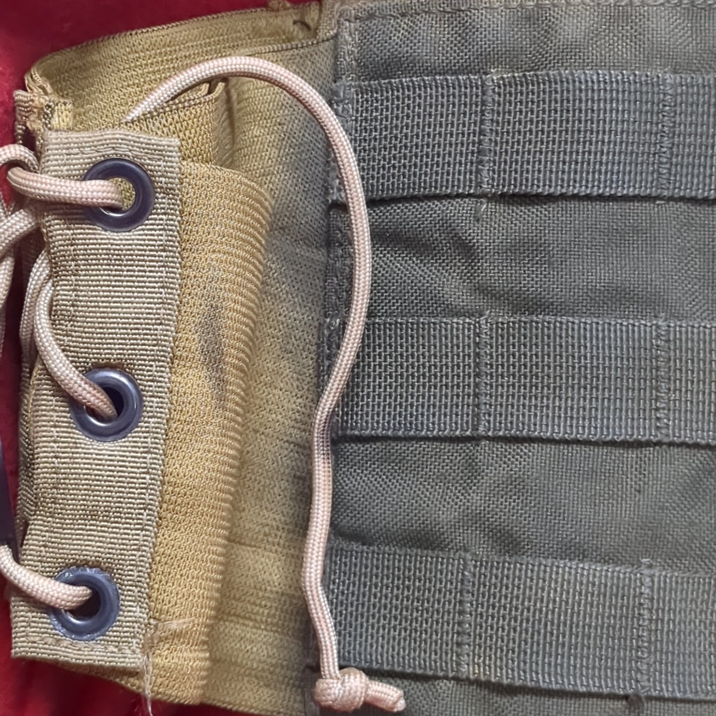 Eagle Industries Elastic Cummerbund Multicam Carrier Waistband Coyote/Green Used  (eb07-AUG17)