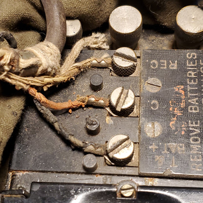 Vietnam Era Telephone Set TS-9-AJ w/ Case CY-1181/TT Vintage (16S (ab07-r)