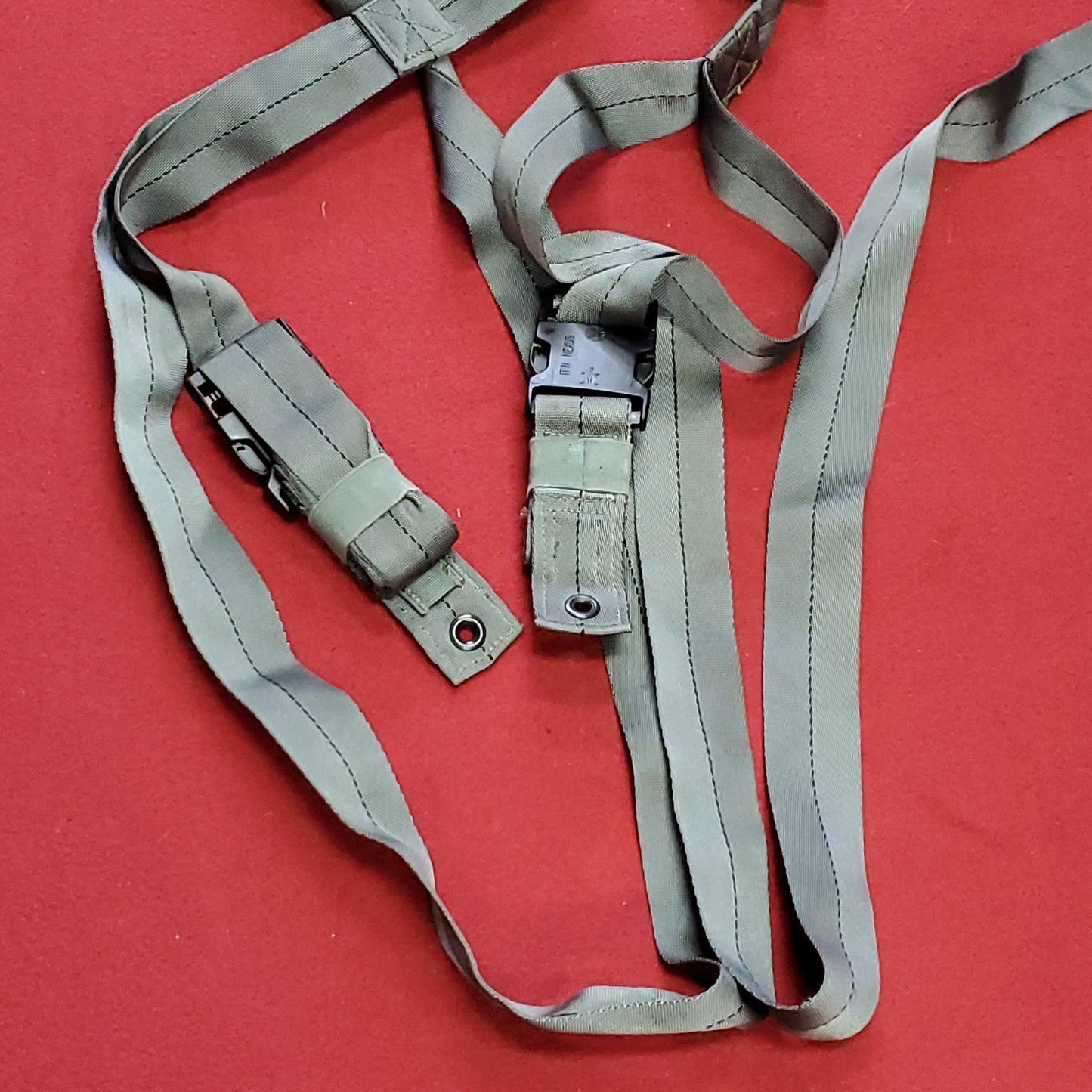 Harness Parachute Line Assembly Airborne Grey NO D-Clips (BB04-AUG50)