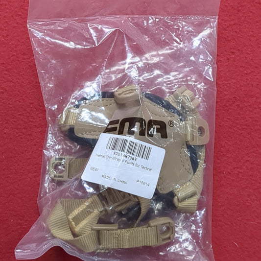 NOS Helmet chin srrap 4 points W/Hardware (35cr- ca3-AUG58)