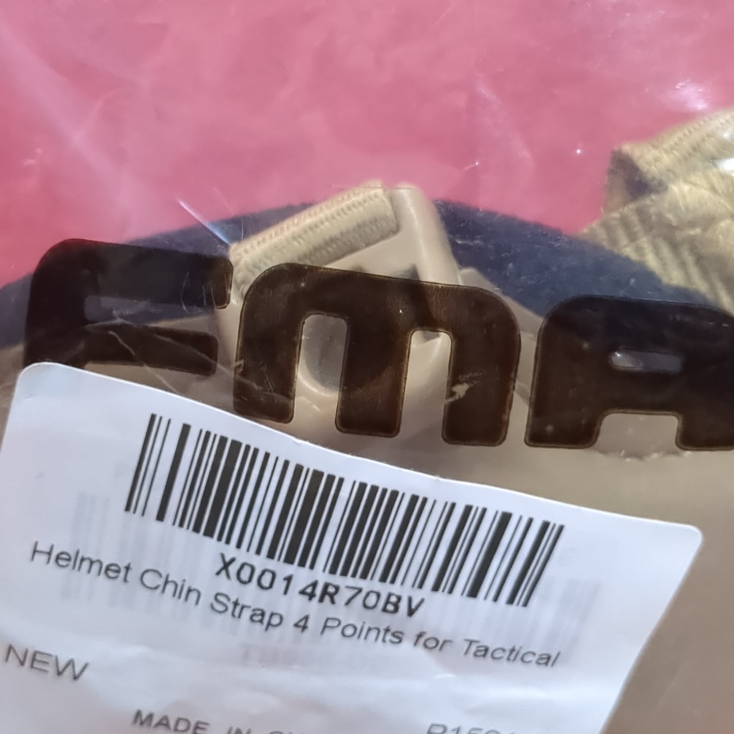 NOS Helmet chin srrap 4 points W/Hardware (35cr- ca3-AUG58)