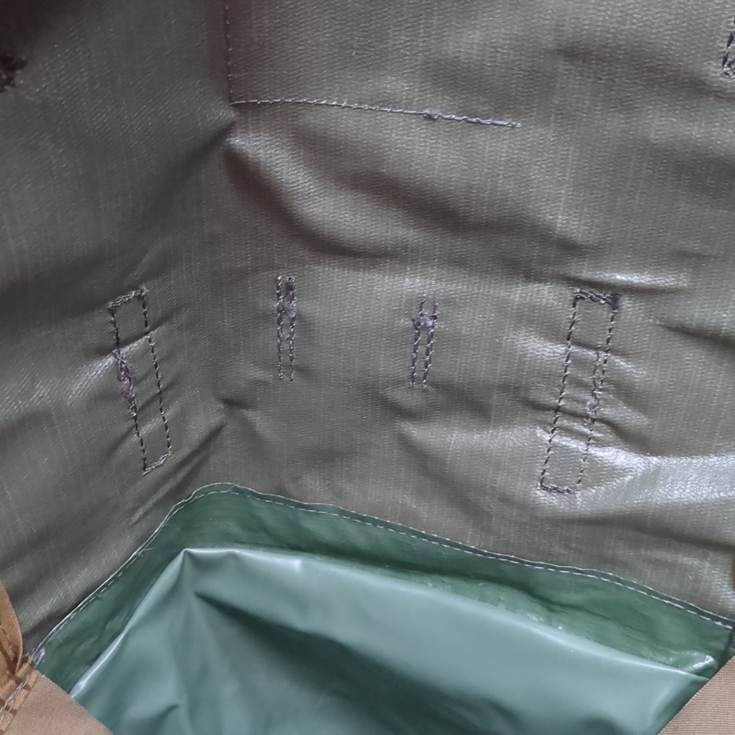 East German Stricktarn Rain Waterproof Satchel Pack  (aa12-25)