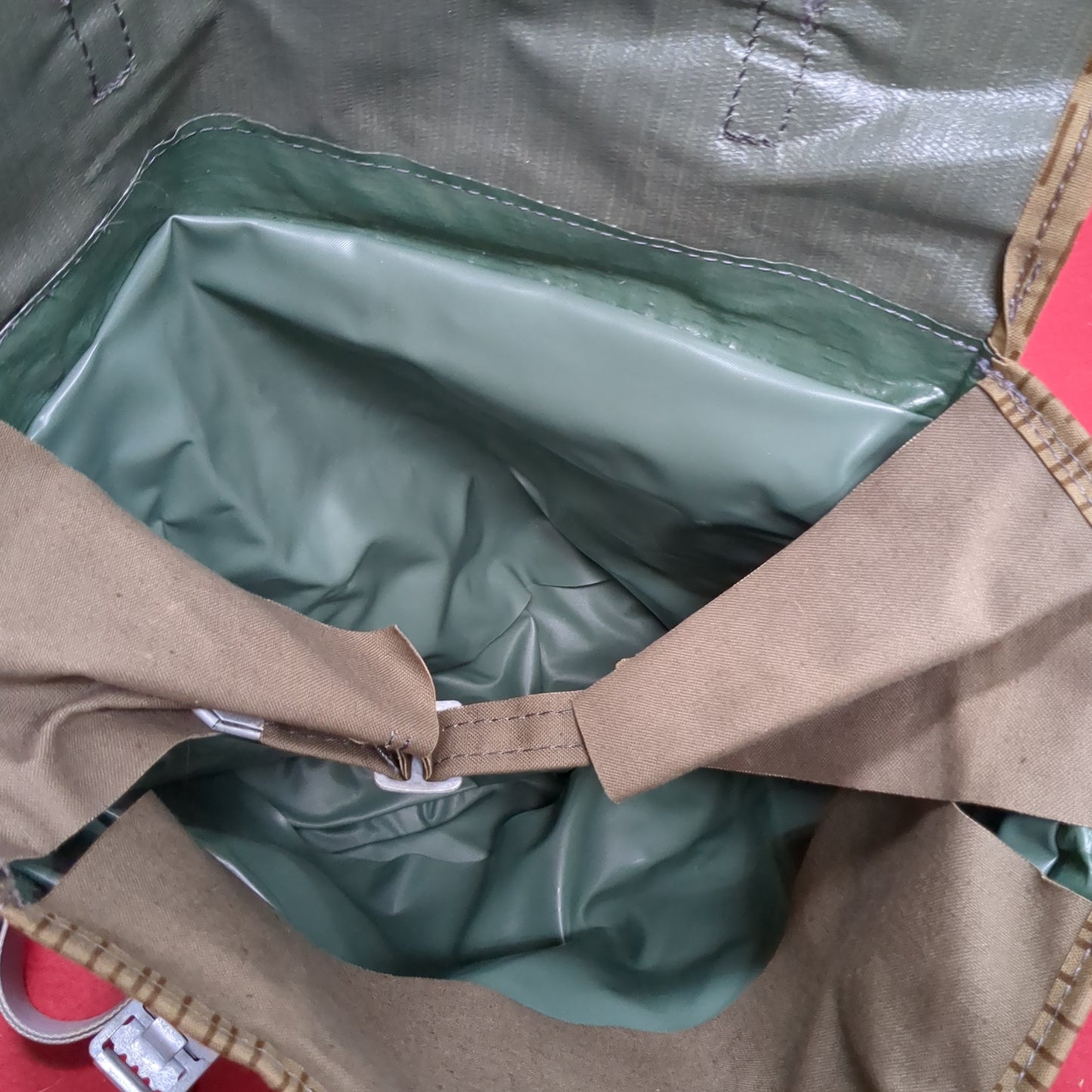 East German Stricktarn Rain Waterproof Satchel Pack  (aa12-25)