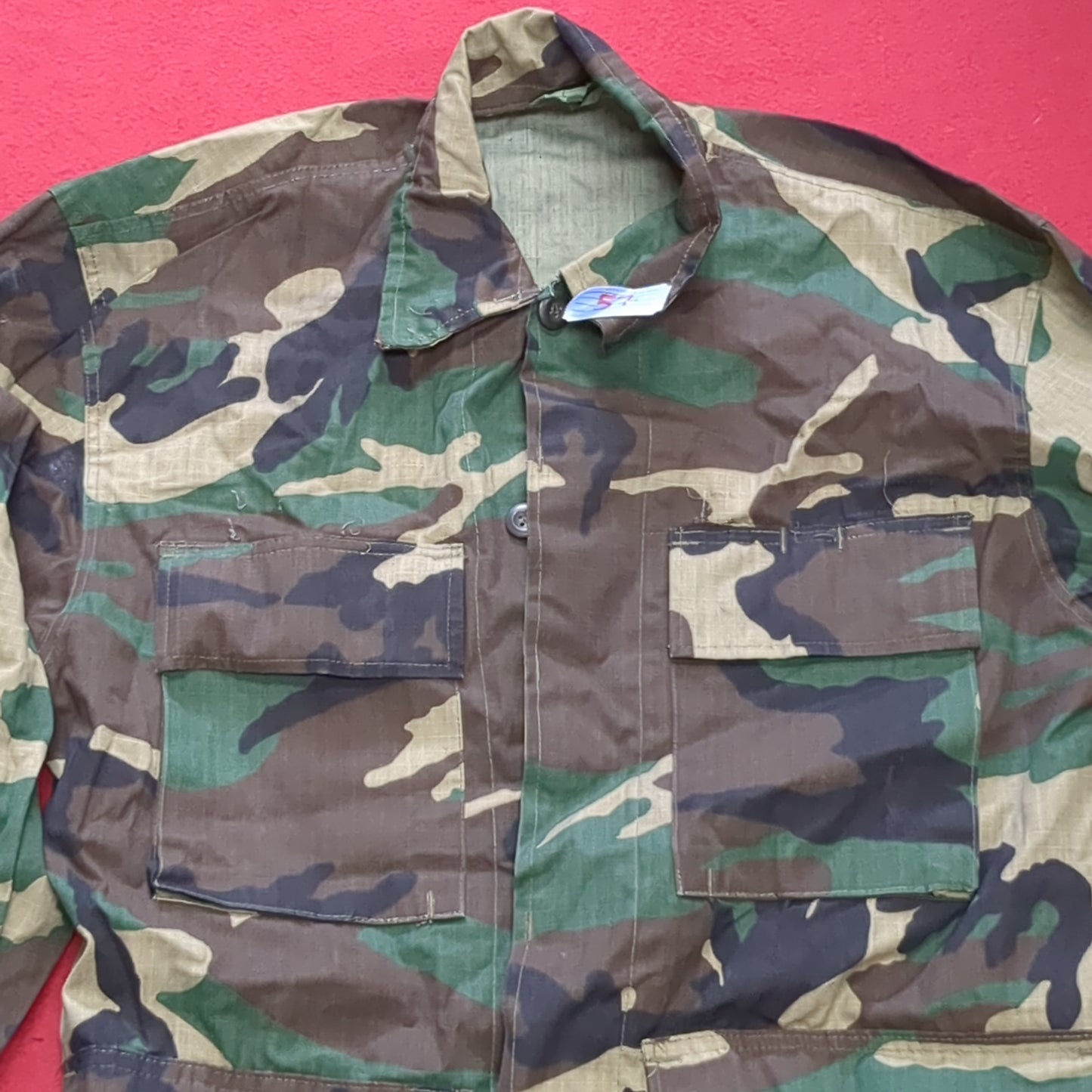 Argentina Army Foreign BDU Woodland Top Uniform (aa16-57)