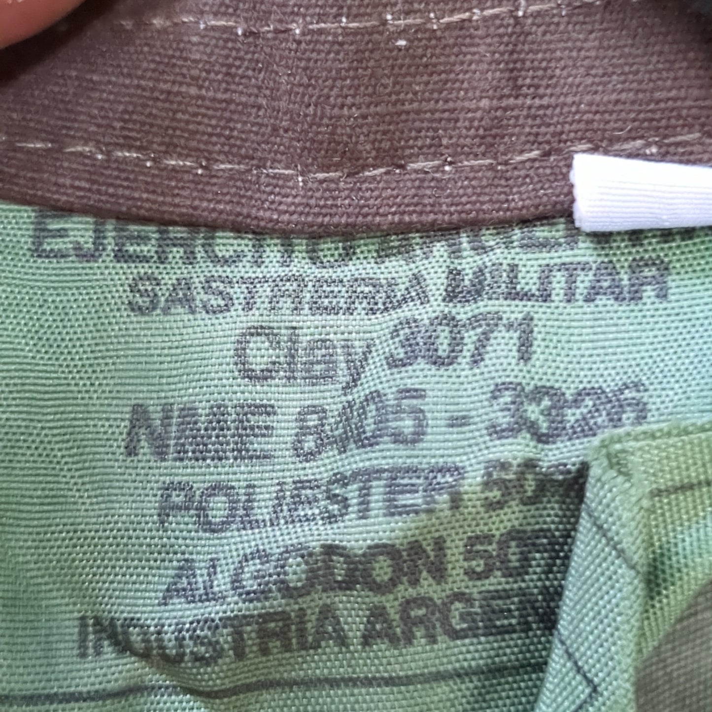 Argentina Army Foreign BDU Woodland Top Uniform (aa16-57)