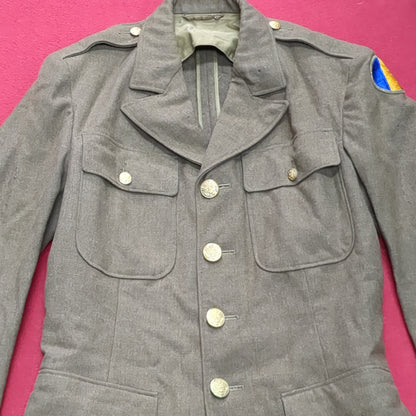 WWII 1941 37 Regular Army Wool Uniform Vintage Jacket (aa13-63)