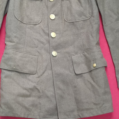 WWII 1941 37 Regular Army Wool Uniform Vintage Jacket (aa13-63)