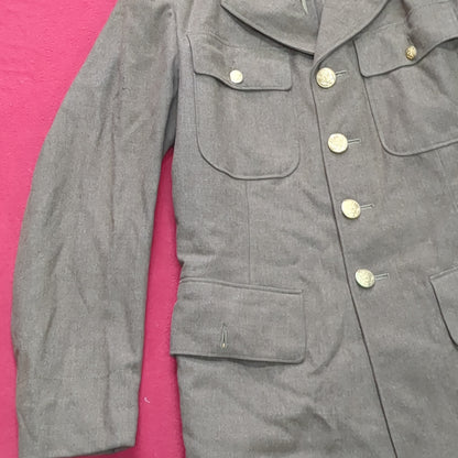 WWII 1941 37 Regular Army Wool Uniform Vintage Jacket (aa13-63)