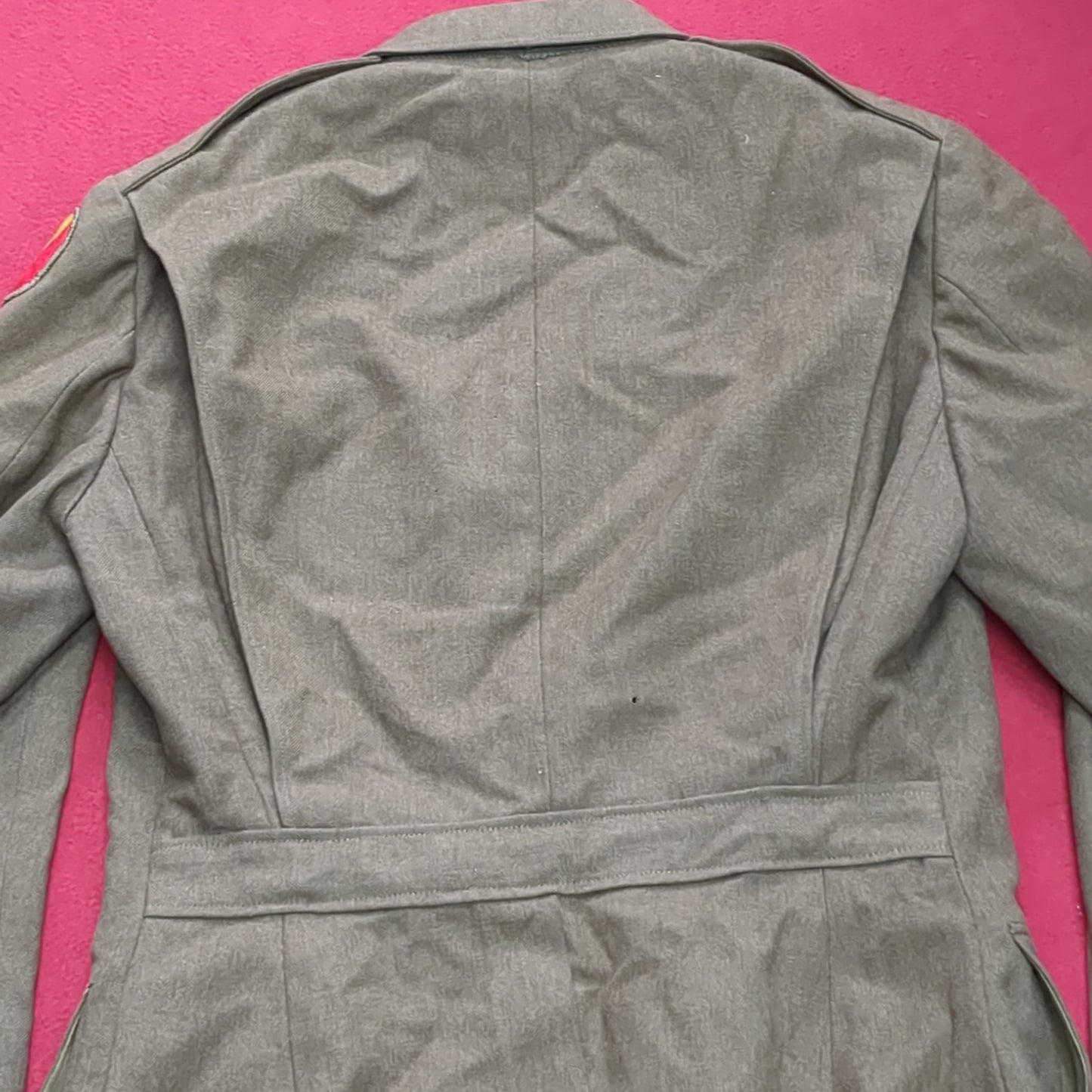 WWII 1941 37 Regular Army Wool Uniform Vintage Jacket (aa13-63)