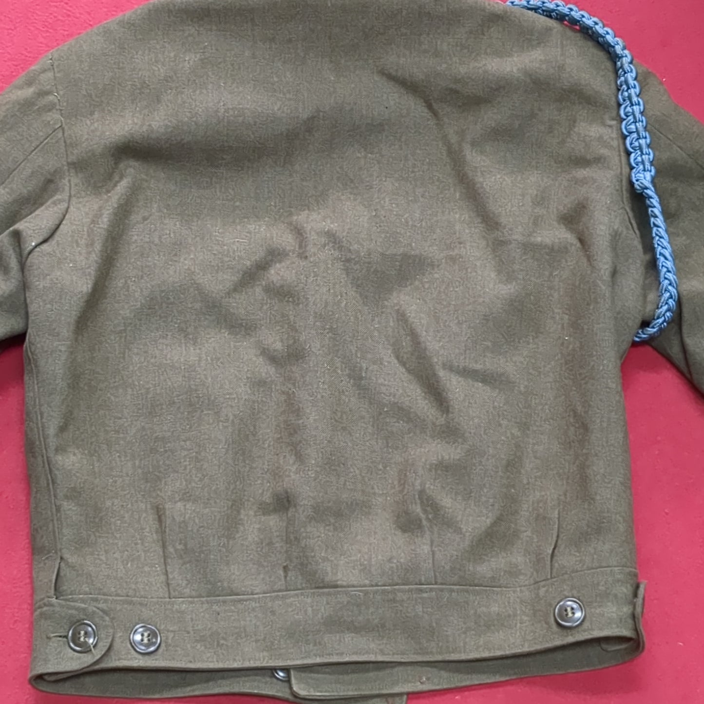 WWII ODM-1950 38 Long Army Ike Wool Vintage Jacket (aa13-41)