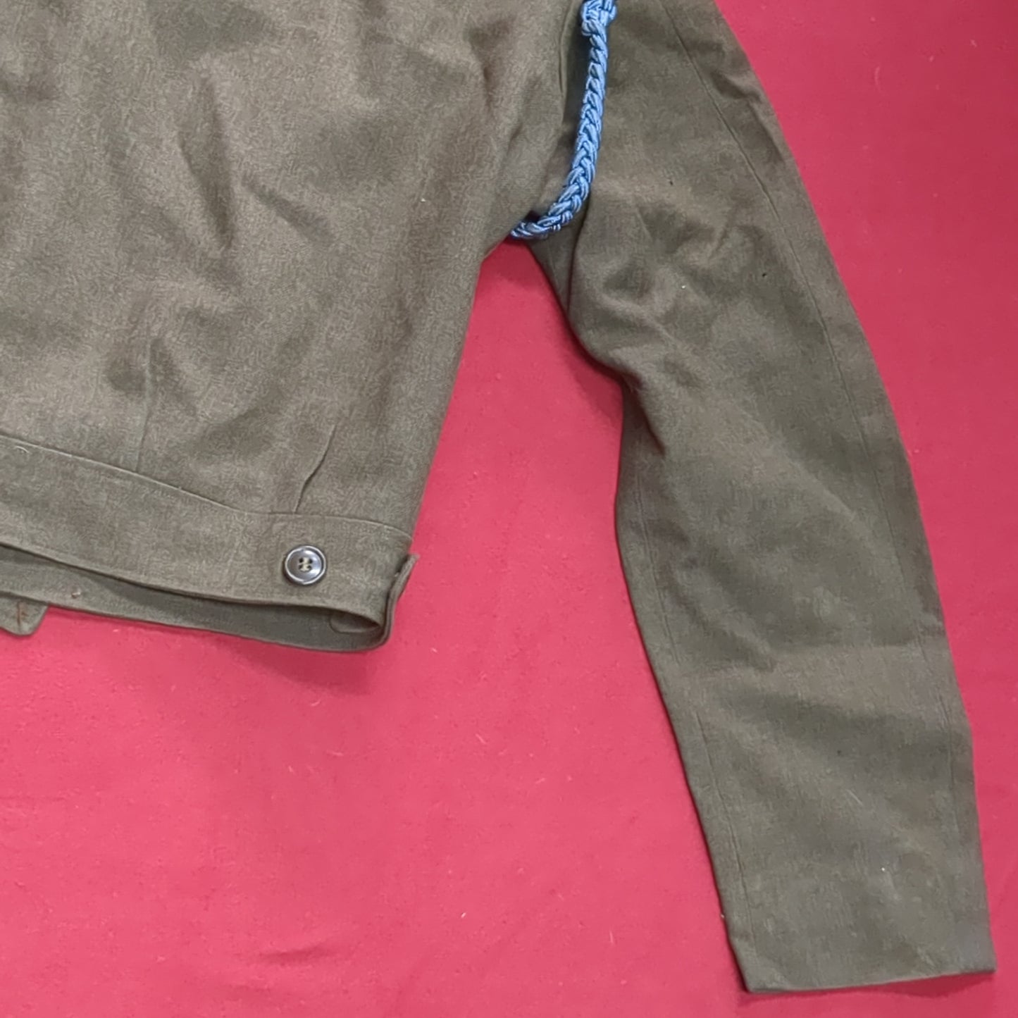 WWII ODM-1950 38 Long Army Ike Wool Vintage Jacket (aa13-41)