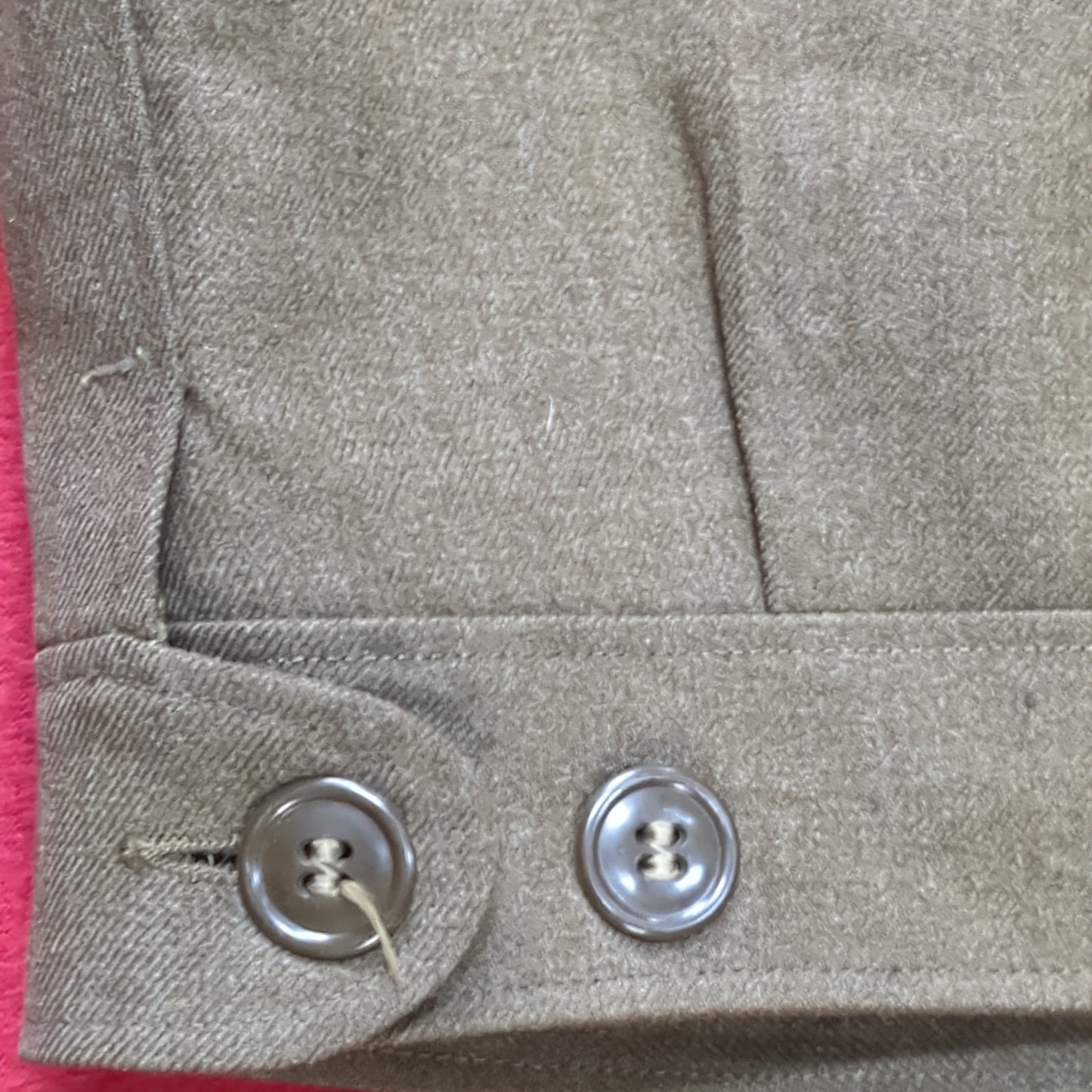 WWII ODM-1950 38 Long Army Ike Wool Vintage Jacket (aa13-41)