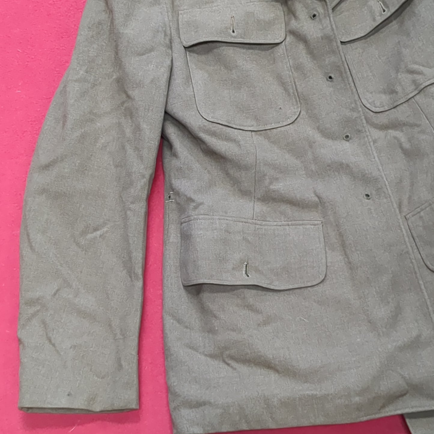 WWII unknown bare-bones Army Wool Jacket (aa13-31)