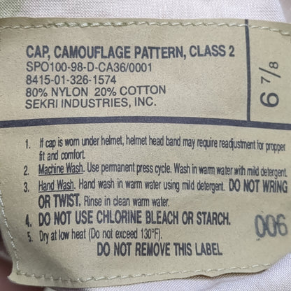 US Army Patrol Cap 6 7/8 DCU Desert Class 2 Camo (aa08-4)