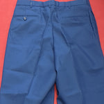 US Army ASU 35 Long Enlisted Unstriped Pants Trouser Dress Blue (31a190)