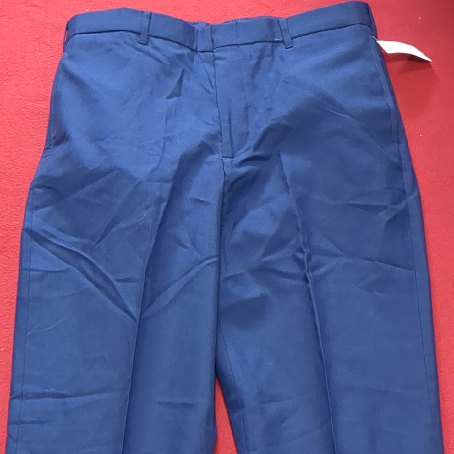 US Army ASU 34 Regular Enlisted Unhemmed Unstriped Pants Trouser Dress Blue (aa08-170)