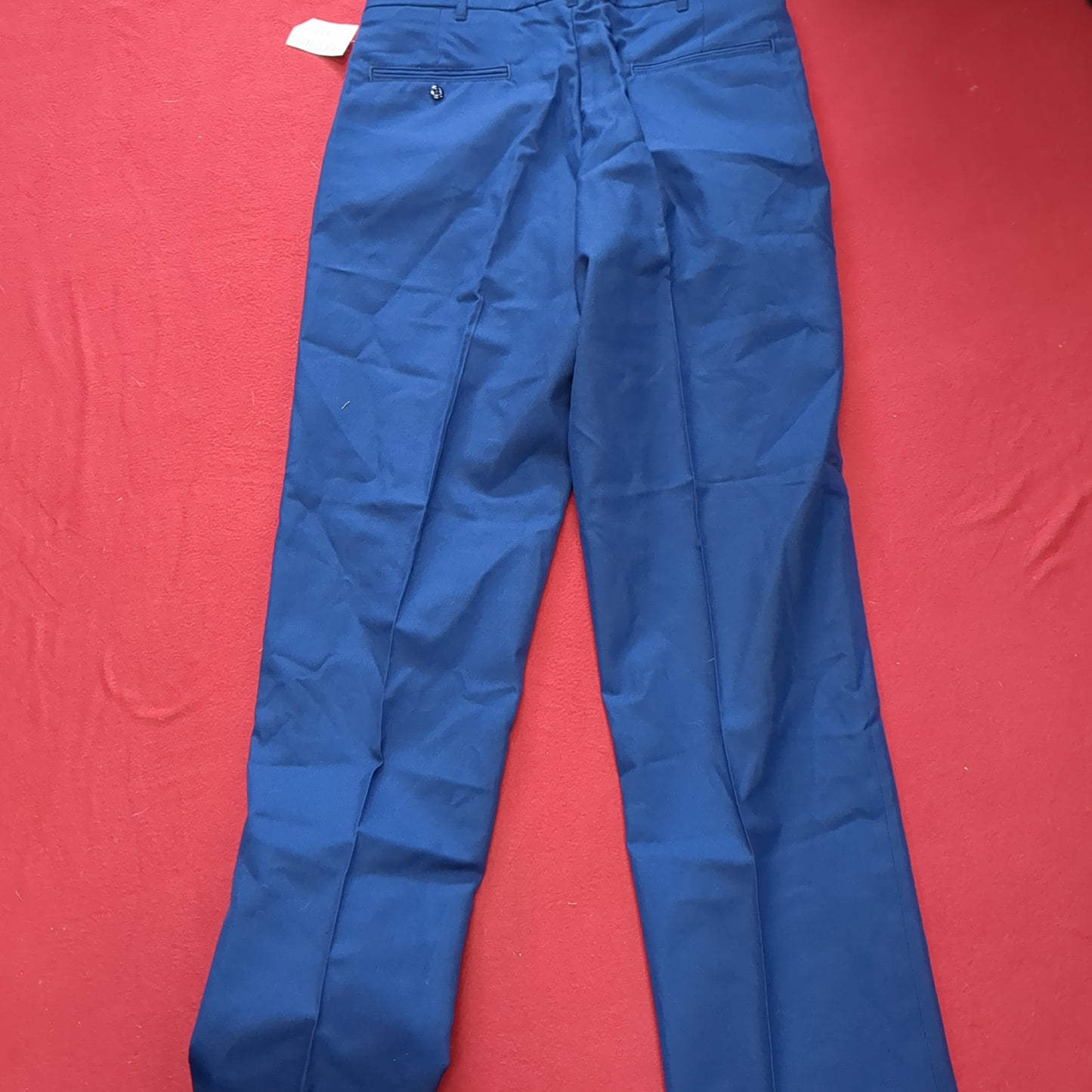 US Army ASU 34 Regular Enlisted Unhemmed Unstriped Pants Trouser Dress Blue (aa08-170)
