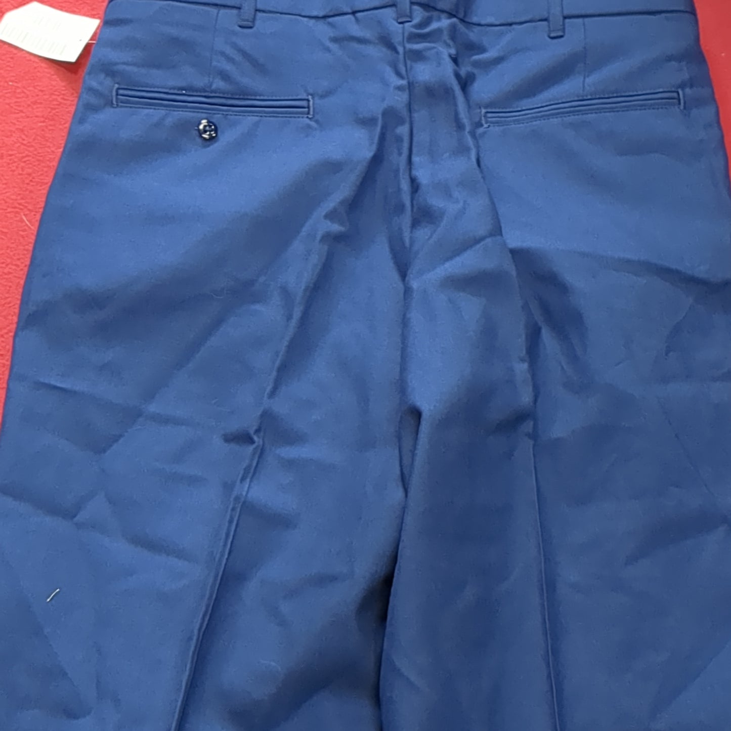 US Army ASU 34 Regular Enlisted Unhemmed Unstriped Pants Trouser Dress Blue (aa08-170)