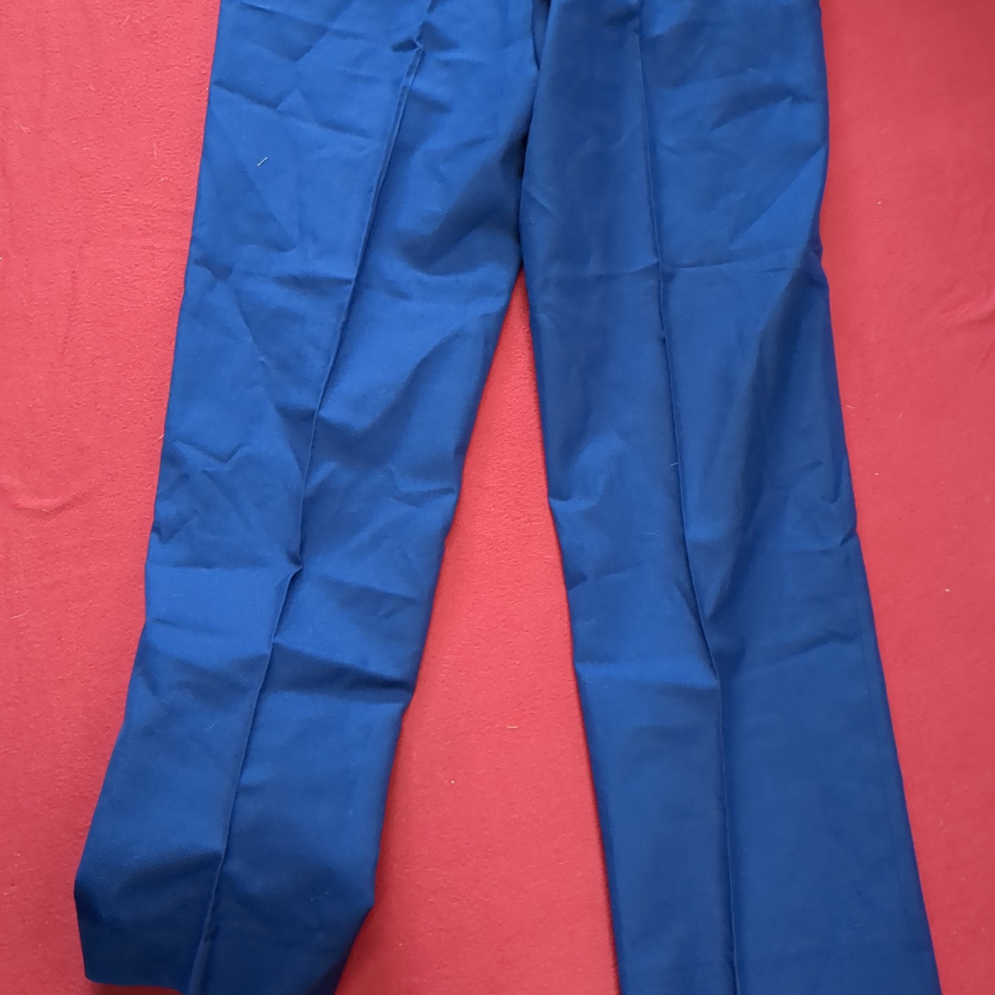 US Army ASU 34 Regular Enlisted Unhemmed Unstriped Pants Trouser Dress Blue (aa08-170)