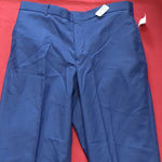 US Army ASU 33 Regular Enlisted Unhemmed Unstriped Pants Trouser Dress Blue (31a177)