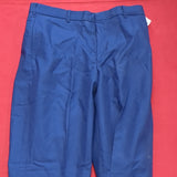 NWT US Army ASU 33 Regular Enlisted Unhemmed Unstriped Pants Trouser Dress Blue (30a14)