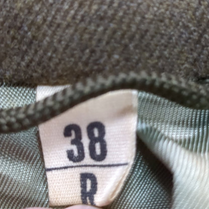 Vintage WWII 1952 38L IKE M-1950 Jacket, Field, Wool OD Good Condition (aa15-AUG78)