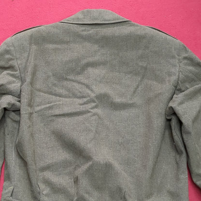 Vintage WWII 1952 38L IKE M-1950 Jacket, Field, Wool OD Good Condition (aa15-AUG78)